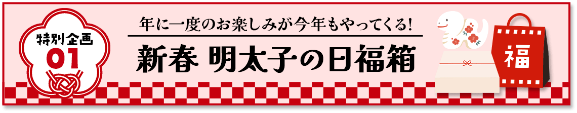 特別企画1 新春明太子の日福箱